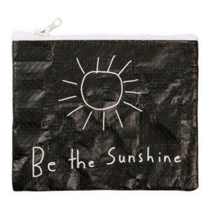 NWT ECO Black & White 'Be the Sunshine' Zip Wallet